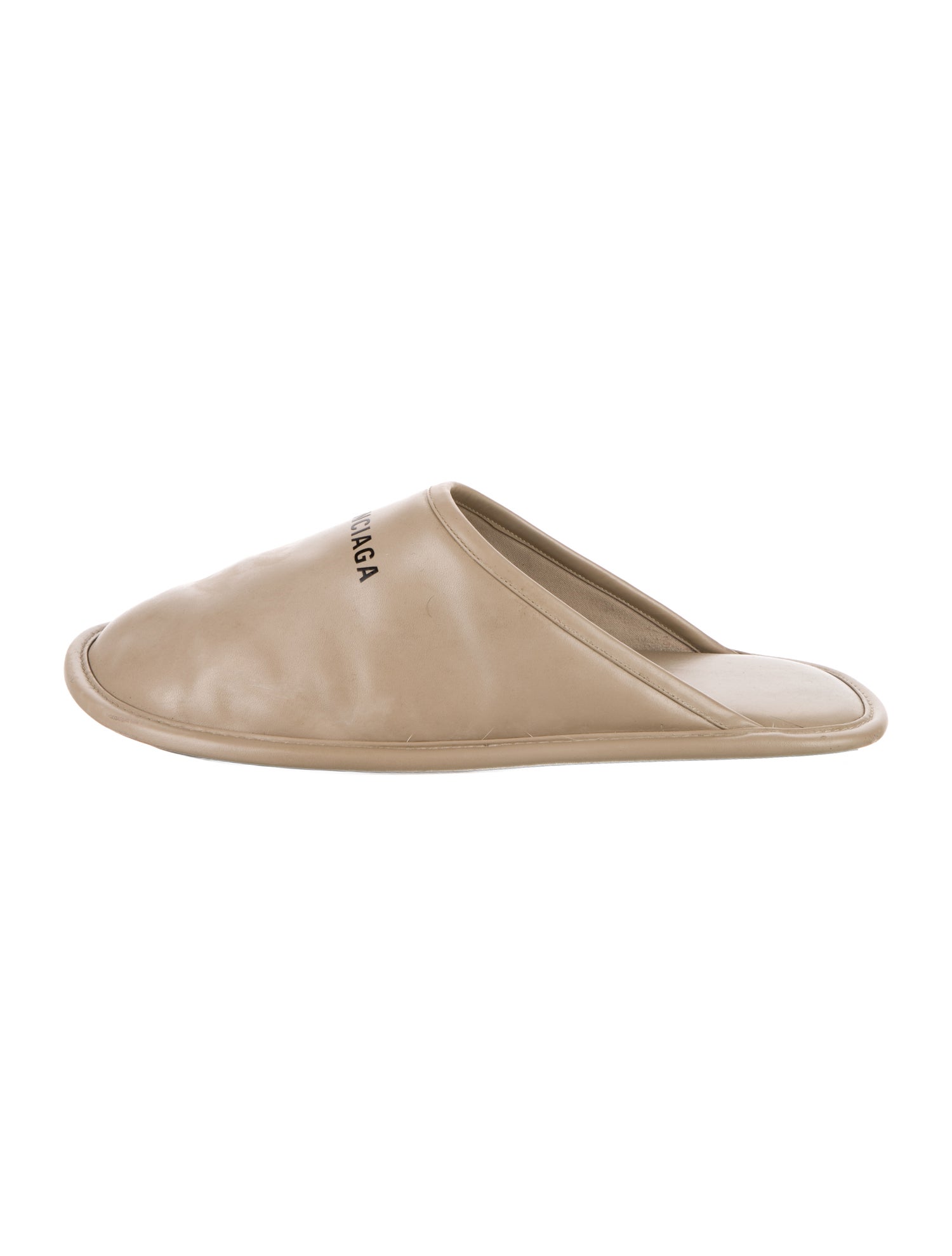Balenciaga Leather Slippers